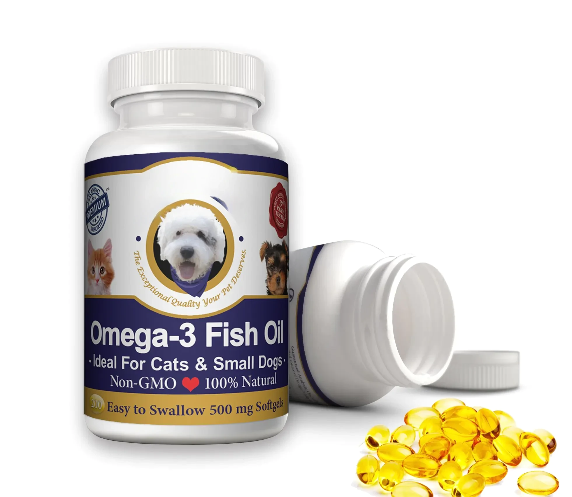 Omega-3 Fish Oil – 200 Softgels